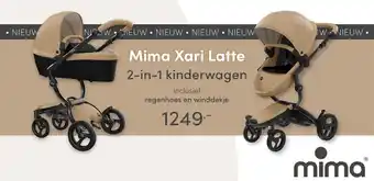 Baby & Tiener Mima Xari Latte 2-in01 kinderwagen aanbieding