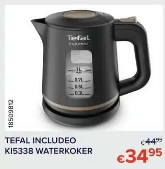 Euroshop Tefal Includeo Waterkoker | KI5338 aanbieding
