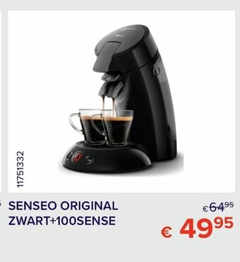 Senseo Original zwart+100sense