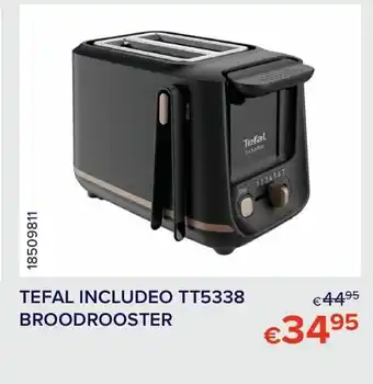 Euroshop Tefal Includeo Broodrooster | TT5338 aanbieding
