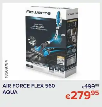 Euroshop Rowenta Air Force Flex 560 Aqua aanbieding