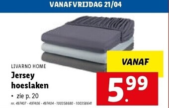 Jersey hoeslaken