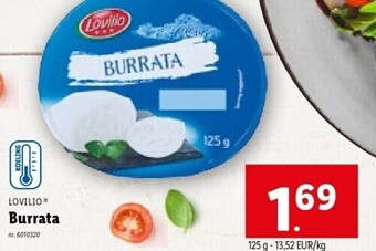 Lidl Burrata aanbieding