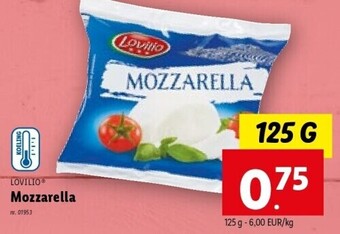 Lidl Mozzarella aanbieding