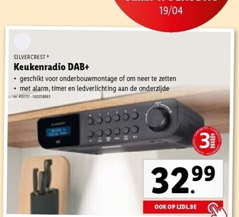 Lidl Keukenradio dab+ aanbieding
