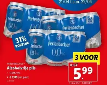 Lidl Alcoholvrije pils aanbieding