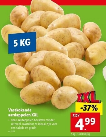 Lidl Vastkokende aardappelen xxl aanbieding
