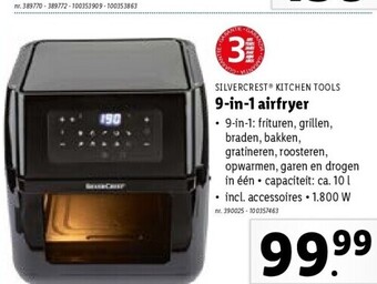 Lidl 9-in-1 airfryer aanbieding
