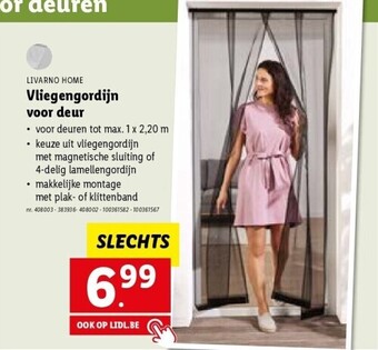 Vliegengordijn voor deur