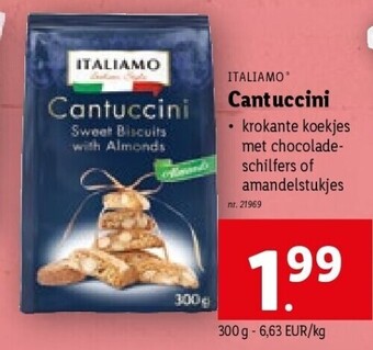 Lidl Cantuccini aanbieding