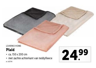 Lidl Plaid aanbieding