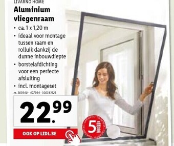 Lidl Aluminium vliegenraam aanbieding