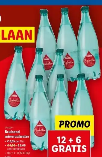 Lidl Bruisend mineraalwater aanbieding