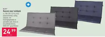ALDI Belavi Kussen voor Tuinbank 108 x 107 x 5.5cm aanbieding