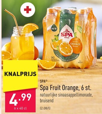 ALDI Spa Fruit Orange 6 x 40cl aanbieding