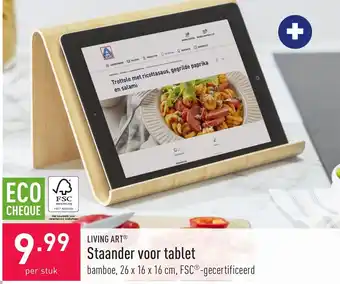 ALDI Living Art Staander voor Tablet aanbieding