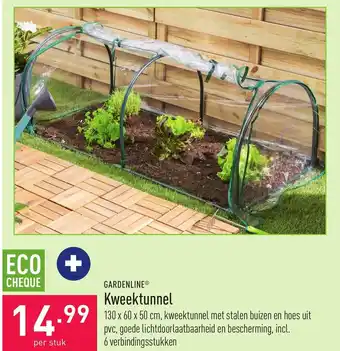 ALDI Gardenline Kweektunnel 130 x 60 x 50cm aanbieding