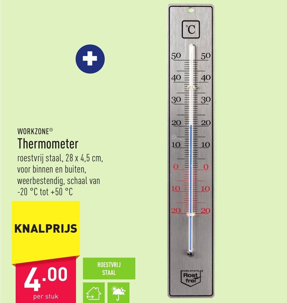 Workzone Thermometer promotie bij ALDI