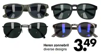 Wibra Heren zonnebril aanbieding