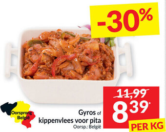 Intermarché Gyros of Kippenvlees voor Pita aanbieding