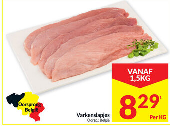 Intermarché Varkenslapjes aanbieding