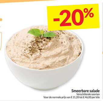 Intermarché Smeerbare Salade aanbieding