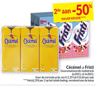 Cecemel of Fristi Gearomatiseerde Melkdrank