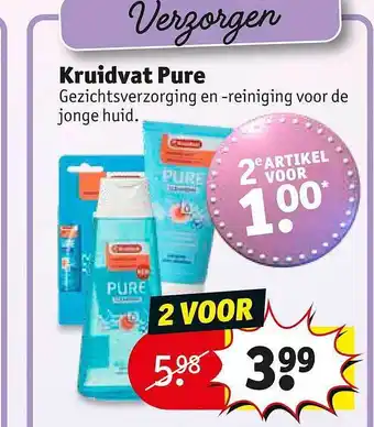 Kruidvat Kruidvat Pure aanbieding
