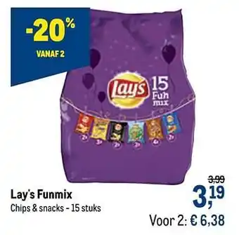 Makro Lay`s funmix aanbieding