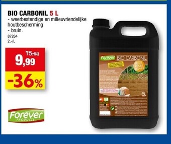 Hubo Bio carbonil 5 l aanbieding