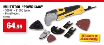 Hubo Multitool “powx1346” - 300 w aanbieding
