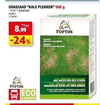 Graszaad “kale plekken” 500 g