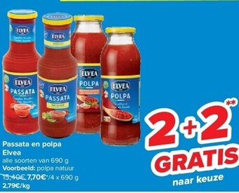 Carrefour Passata en polpa elvea aanbieding