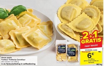 Carrefour Verse pasta traiteur trattoria carrefour aanbieding