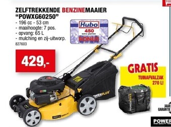 Zelftrekkende benzinemaaier “powxg60250”