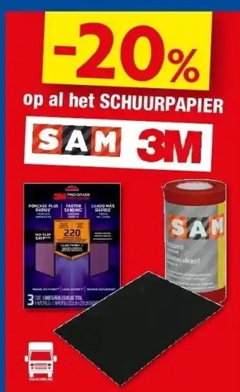 Op al het schuurpapier