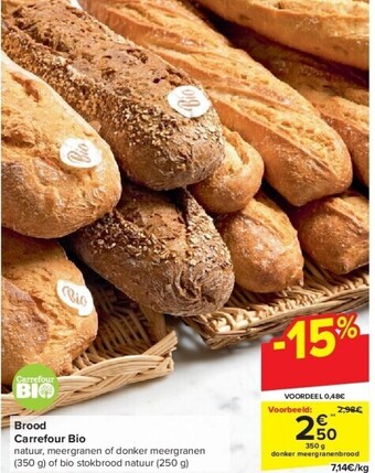 Carrefour Brood carrefour bio aanbieding
