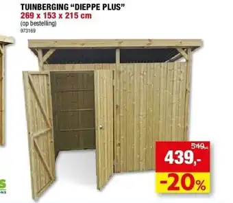 Hubo Tuinberging “dieppe plus” 269 x 153 x 215 cm aanbieding