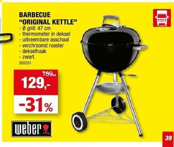Hubo Barbecue “original kettle” aanbieding