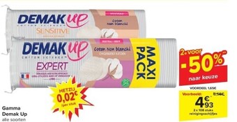 Carrefour Gamma demak up aanbieding