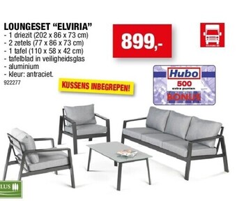 Hubo Loungeset “elviria” aanbieding
