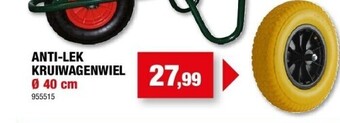 Hubo Anti-lek kruiwagenwiel ø 40 cm aanbieding