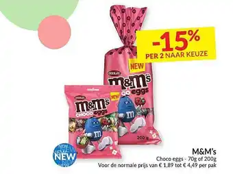 Intermarché M&m's Choco Eggs aanbieding