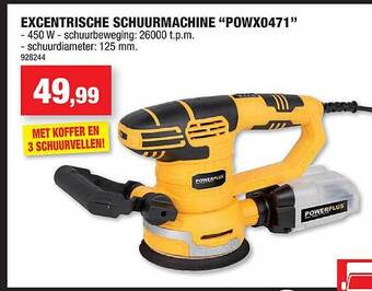Hubo Powerplus Excentrische Schuurmachine POWX0471 aanbieding