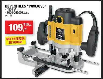 Hubo Powerplus Bovenfrees aanbieding