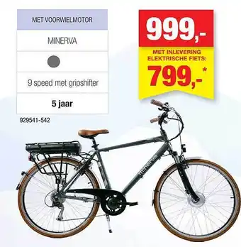 Hubo Minerva Elektrische Fiets aanbieding