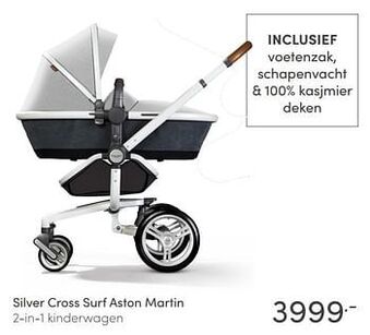 Baby & Tiener Silver cross surf aston martin 2-in-1 kinderwagen aanbieding