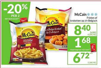 Intermarché Mccain Frieten Of Kroketten aanbieding