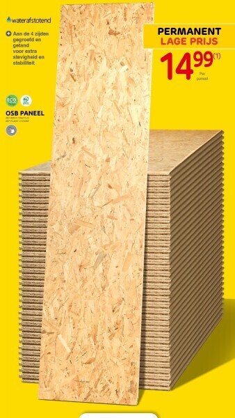 Brico Osb paneel aanbieding
