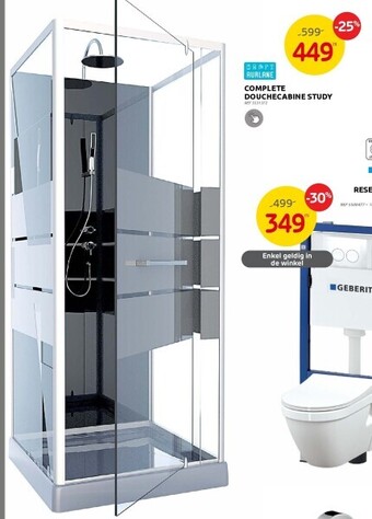 Brico Complete douchecabine study aanbieding